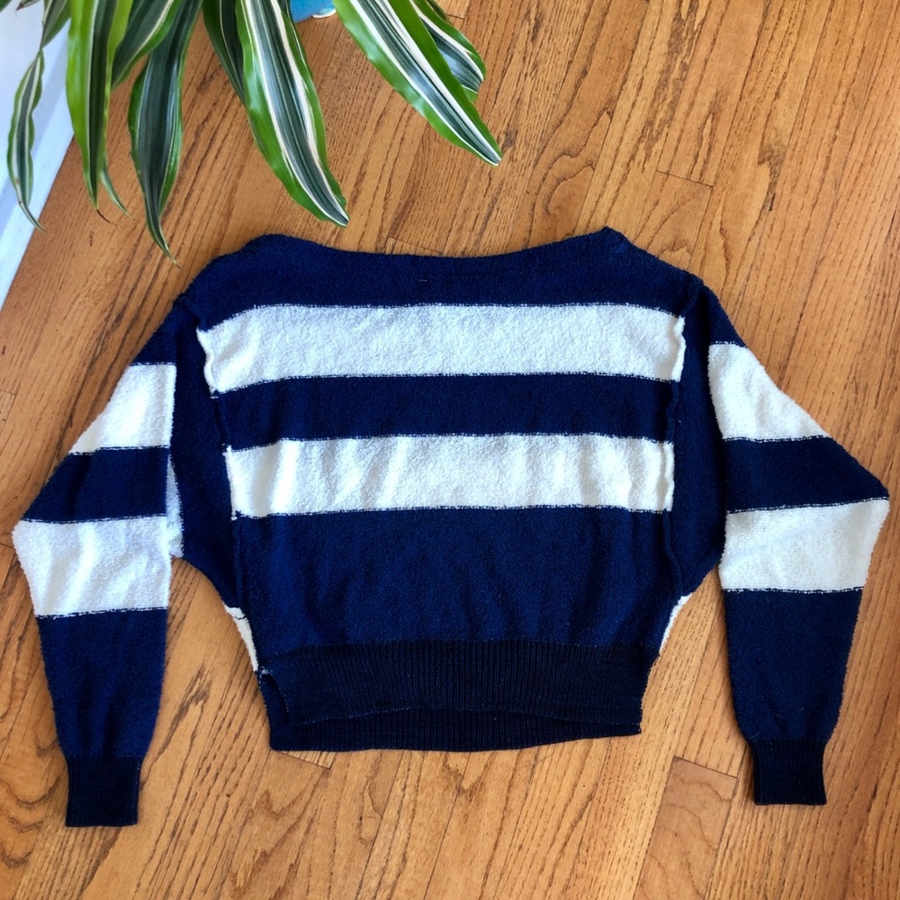 NWOT Free People Striped Sweater - Picture 4 of 4